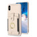 iPhone XS Max BF27 Metal Ring Card Bag Holder Phone Case - Beige