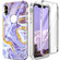 iPhone XS Max 360 Full Body Painted Phone Case - Marble L14