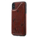 iPhone XS Max Cat Bee Embossing Pattern Shockproof Protective Case with Card Slots & Photo Frame - Brown