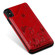 iPhone XS Max Cat Bee Embossing Pattern Shockproof Protective Case with Card Slots & Photo Frame - Red