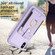 iPhone XS Max BF27 Metal Ring Card Bag Holder Phone Case - Purple