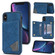 iPhone XS Max Line Card Holder Phone Case - Blue
