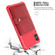 iPhone XS Max Magnetic Wallet Card Bag Leather Case - Red