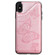 iPhone XS Max Butterfly Embossing Pattern Shockproof Protective Case with Holder & Card Slots & Photo Frame - Rose Gold