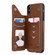 iPhone XS Max Cat Tree Embossing Pattern Shockproof Protective Case with Card Slots & Photo Frame & Holder - Brown