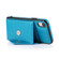 iPhone XS Max Multi-functional Cross-body Card Bag TPU+PU Back Cover Case with Holder & Card Slot & Wallet - Blue