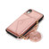 iPhone XS Max Multi-functional Cross-body Card Bag TPU+PU Back Cover Case with Holder & Card Slot & Wallet - Rose Gold