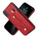 iPhone XS Max Wristband Kickstand Wallet Leather Phone Case - Red