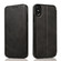 iPhone XS Max Knight Magnetic Suction Leather Phone Case - Black