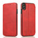 iPhone XS Max Knight Magnetic Suction Leather Phone Case - Red