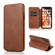 iPhone XS Max Knight Magnetic Suction Leather Phone Case - Brown