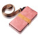 iPhone XS Max Splicing Color Crocodile Texture PU Horizontal Flip Leather Case with Wallet & Holder & Card Slots & Lanyard  - Pink