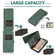 iPhone XS Max Skin-feel Crazy Horse Texture Zipper Wallet Bag Horizontal Flip Leather Case with Holder & Card Slots & Wallet & Lanyard - Dark Green