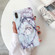iPhone XS Max Marble Anti-drop TPU Protection Back Cover with Folding Holder - Z22