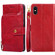 iPhone XS Max Zipper Bag PU + TPU Horizontal Flip Leather Case with Holder & Card Slot & Wallet & Lanyard - Red