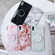 iPhone XS Max Marble Anti-drop TPU Protection Back Cover with Folding Holder - Z2