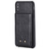 iPhone XS Max Vertical Flip Shockproof Leather Protective Case with Long Rope, Support Card Slots & Bracket & Photo Holder & Wallet Function - Black