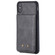 iPhone XS Max Vertical Flip Shockproof Leather Protective Case with Long Rope, Support Card Slots & Bracket & Photo Holder & Wallet Function - Gray
