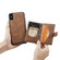 iPhone XS Max JEEHOOD Retro Magnetic Detachable Protective Case with Wallet & Card Slot & Holder - Brown