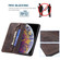 iPhone XS Max Magnetic RFID Blocking Anti-Theft Leather Case with Holder & Card Slots & Wallet - Brown