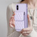 iPhone XS Max Vertical Wallet Rhombic Leather Phone Case - Purple