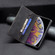 iPhone XS Max Magnetic RFID Blocking Anti-Theft Leather Case with Holder & Card Slots & Wallet - Black