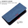 iPhone XS Max Magnetic RFID Blocking Anti-Theft Leather Case with Holder & Card Slots & Wallet - Blue