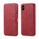 iPhone XS Max AZNS Calf Texture Magnetic Horizontal Flip PU Leather Case with Holder & Card Slots & Photo Frame - Red