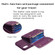 iPhone XS Max Horizontal Wallet Rhombic Leather Phone Case - Dark Purple