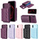 iPhone XS Max Horizontal Wallet Rhombic Leather Phone Case - Dark Purple