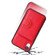 iPhone XS Max PU + TPU + PC  Shockproof Back Cover Case with Card Slot & Holder - Red