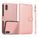iPhone XS Max Calf Texture 2 in 1 Detachable Magnetic Back Cover Horizontal Flip Leather Case with Holder & Card Slots & Wallet & Photo Frame - Rose Gold