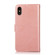 iPhone XS Max Calf Texture 2 in 1 Detachable Magnetic Back Cover Horizontal Flip Leather Case with Holder & Card Slots & Wallet & Photo Frame - Rose Gold