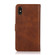 iPhone XS Max Calf Texture 2 in 1 Detachable Magnetic Back Cover Horizontal Flip Leather Case with Holder & Card Slots & Wallet & Photo Frame - Brown