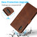 iPhone XS Max Calf Texture 2 in 1 Detachable Magnetic Back Cover Horizontal Flip Leather Case with Holder & Card Slots & Wallet & Photo Frame - Brown