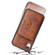 iPhone XS Max PU + TPU + PC  Shockproof Back Cover Case with Card Slot & Holder - Brown