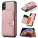 iPhone XS Max JEEHOOD Retro Magnetic Detachable Protective Case with Wallet & Card Slot & Holder - Pink