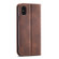 iPhone XS Magnetic Dual-fold Leather Case Max - Coffee