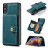 iPhone XS Max JEEHOOD Retro Magnetic Detachable Protective Case with Wallet & Card Slot & Holder - Blue
