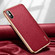 iPhone XS Max SULADA Litchi Texture Leather Electroplated Shckproof Protective Case - Red