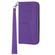 iPhone XS Max Woven Texture Stitching Magnetic Horizontal Flip PU Leather Case with Holder & Card Slots & Wallet & Lanyard - Purple