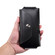 Fashion Leather Mobile Phone Leather Case Waist Bag 5.5-6.5 inch Phones - Black