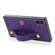 iPhone XS Max Wrist Strap PU+TPU Shockproof Protective Case with Crossbody Lanyard & Holder & Card Slot - Purple