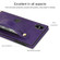 iPhone XS Max Wrist Strap PU+TPU Shockproof Protective Case with Crossbody Lanyard & Holder & Card Slot - Purple