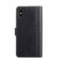 iPhone XS Max Ostrich Texture PU + TPU Horizontal Flip Leather Case with Holder & Card Slots & Wallet - Black