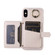 iPhone XS Max Horizontal Card Bag Ring Holder Phone Case with Dual Lanyard - Beige