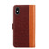 iPhone XS Max Ostrich Texture PU + TPU Horizontal Flip Leather Case with Holder & Card Slots & Wallet - Brown