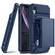 iPhone XS Max PC+TPU Shockproof Heavy Duty Armor Protective Case with Slide Multi-Card Slot - Dark Blue