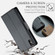 iPhone XS Max CaseMe 023 Butterfly Buckle Litchi Texture RFID Anti-theft Leather Phone Case - Black