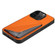 iPhone XS Max Imitation Calfskin Leather Back Phone Case with Holder - Orange